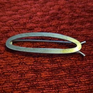 Vintage Silver Hair Clip - GUC